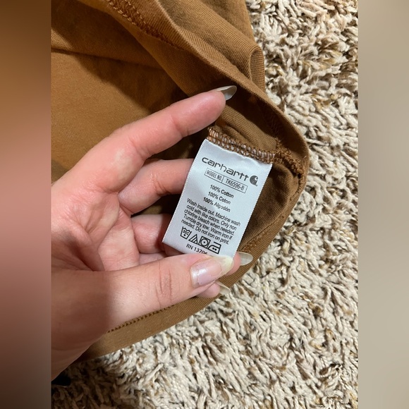 Carhartt Boys' Long-Sleeve Pocket T-Shirt - Picture 4 of 8